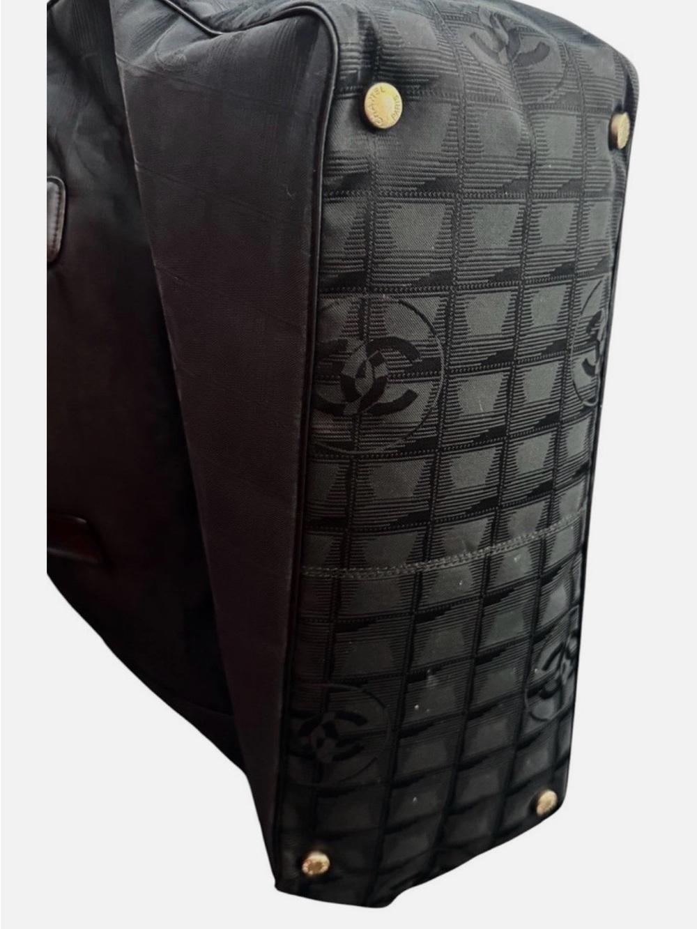 CHANEL Travel Line Logo Tote - Picture 6 of 14